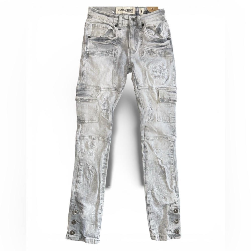 Stylish Gray Kid’s Jeans